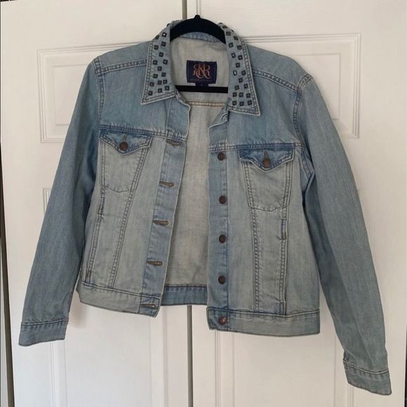 Rock & Republic Jackets & Blazers - Rock and Republic Hitchhiker Studded Jean Jacket
